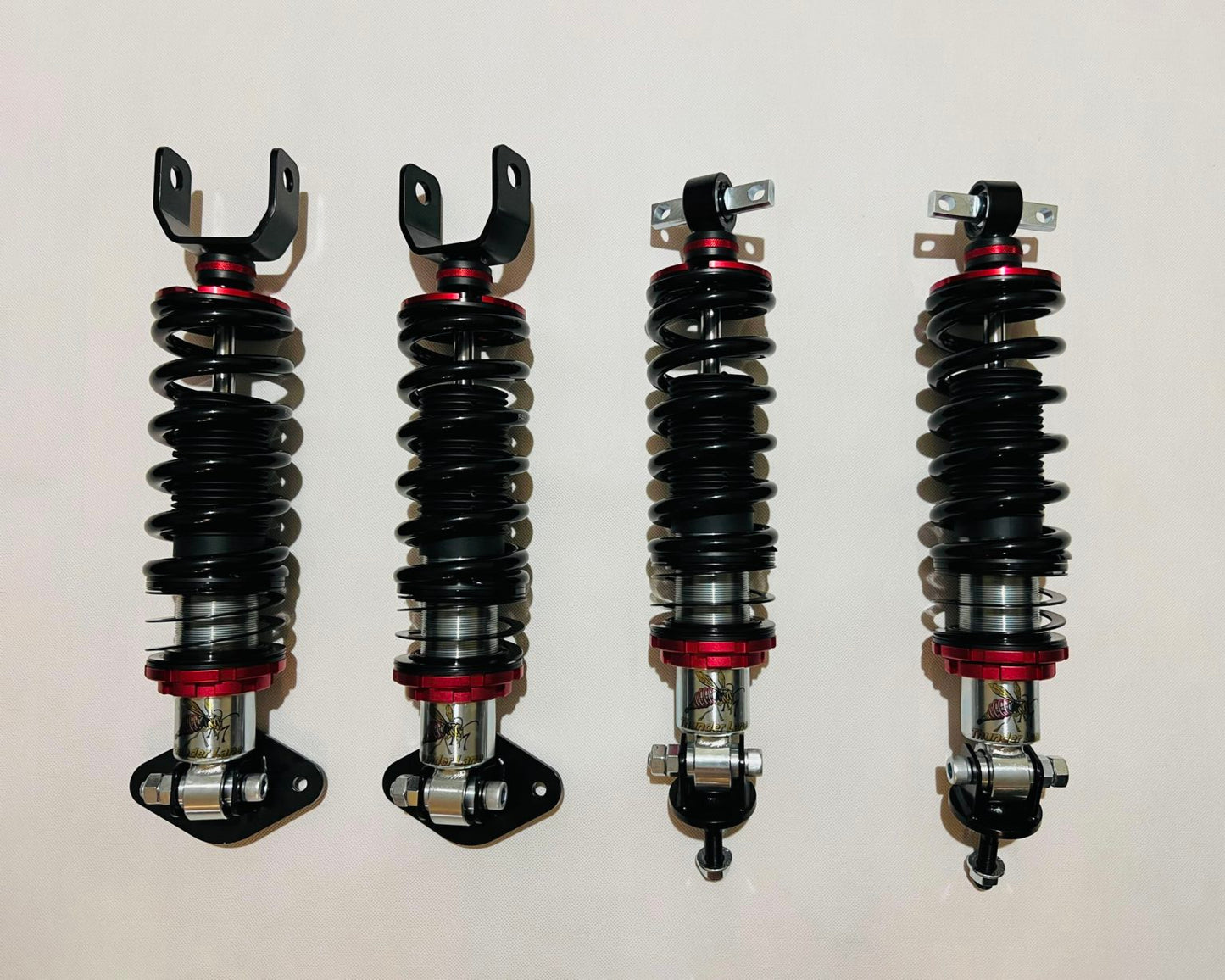 TL-ONE built-to-order coilovers for Chevrolet Corvette C5 and C6 with 46mm monotube dampers
