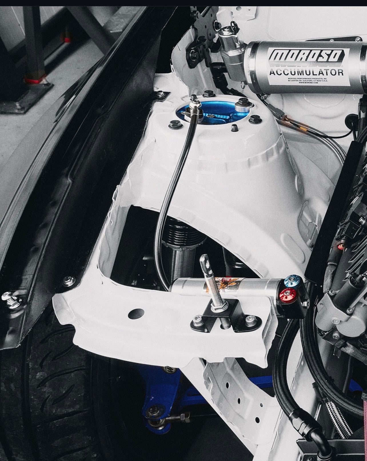 Thunder Lane TL-PRO coilover detail for BMW F22