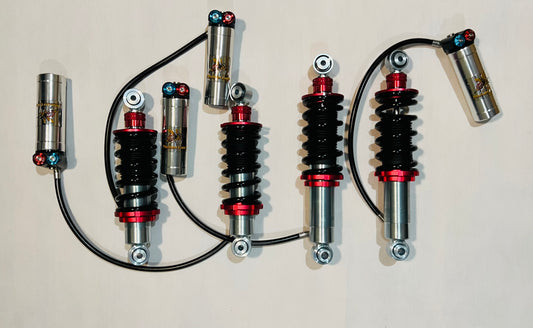 Thunder Lane Track Performance 1-way Adjustable w/ Remote Reservoir Custom Spec Coilover Kit for Lotus models.