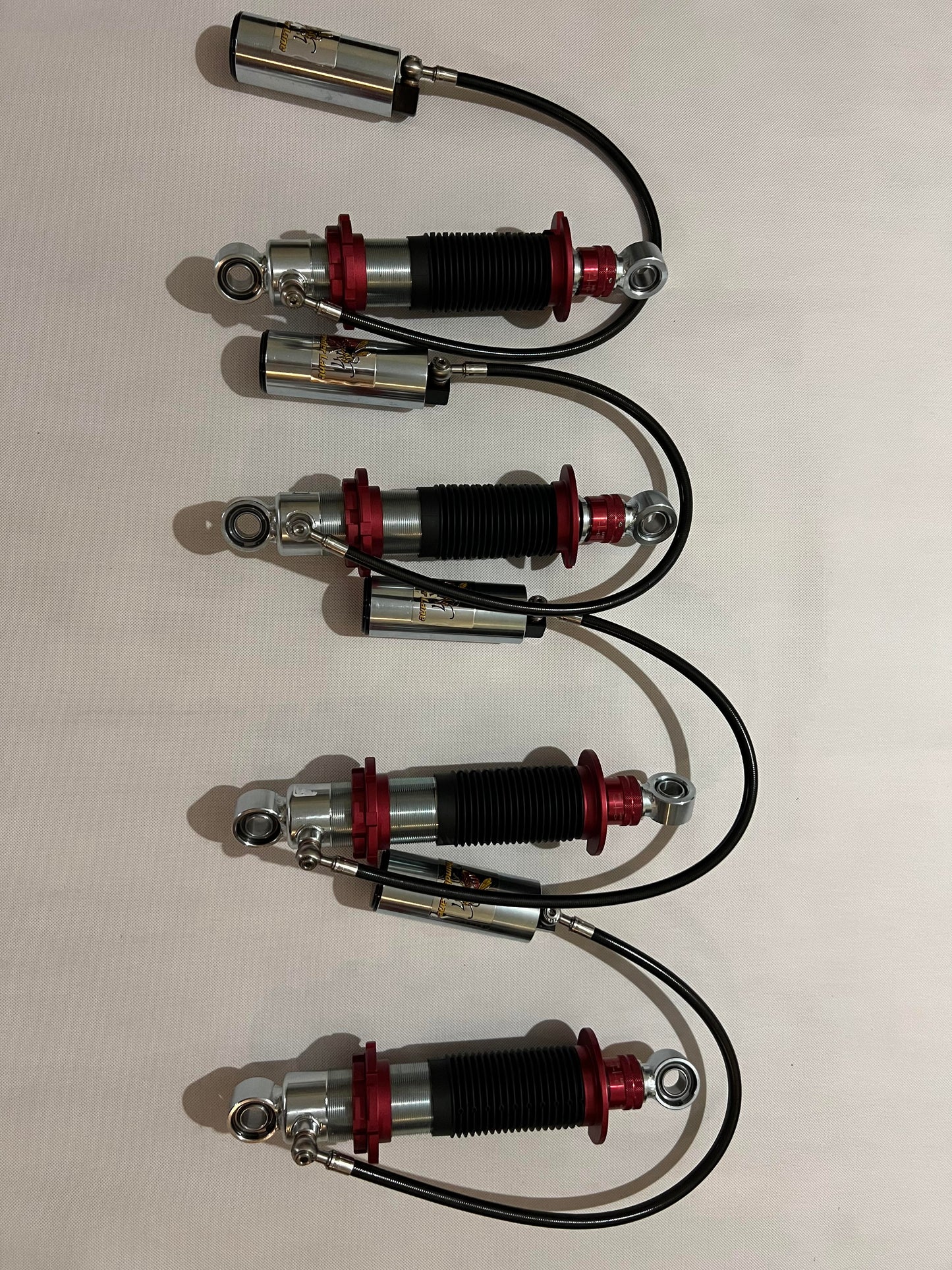 Thunder Lane Track Performance 1-way Adjustable w/ Remote Reservoir Custom Spec Coilover Kit for Lotus models.